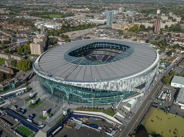 Tottenham Hotspur Stadium Aerial View