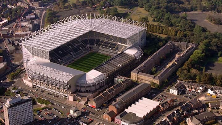 St James Park Stadium Aerial view - Newcastle United Stadium