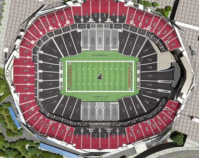 Mercedes Benz Stadium Seating Plan