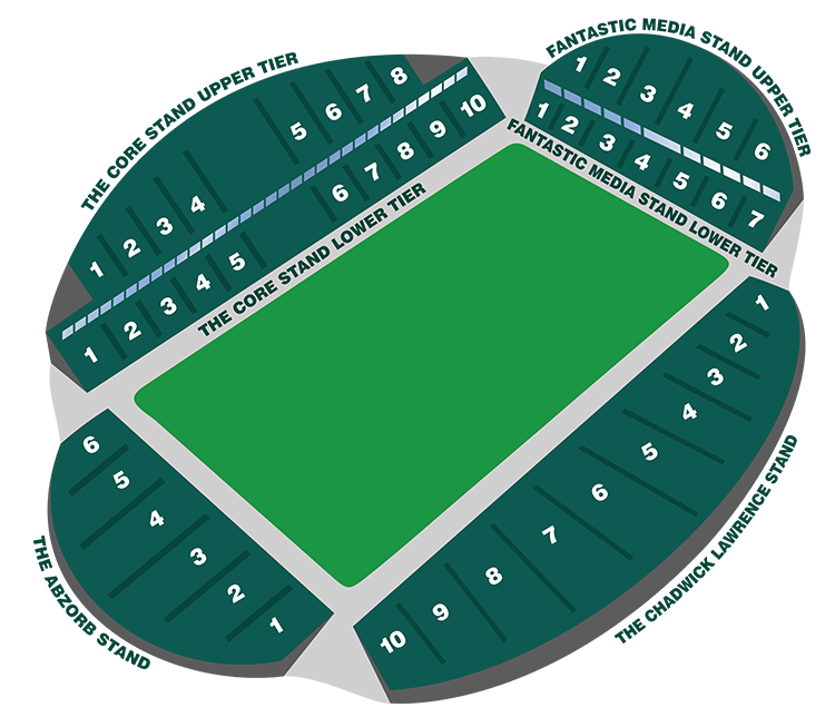 John Smith's Stadium Seating Plan.