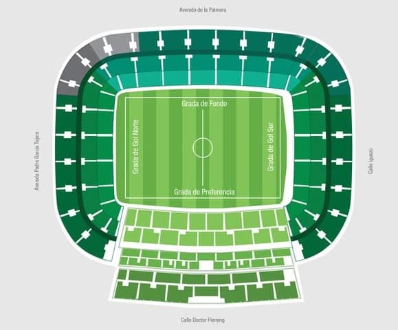 Estadio Benito Villamarin - Real Betis Stadium - Seating Plan