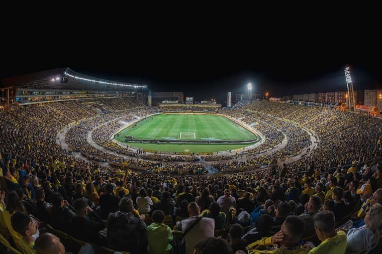 Gran Canaria Stadium internal pitch view
